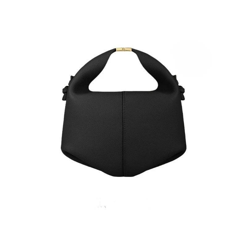 Sac à bandoulière en cuir véritable pour femme, nouveau design tendance, petit format