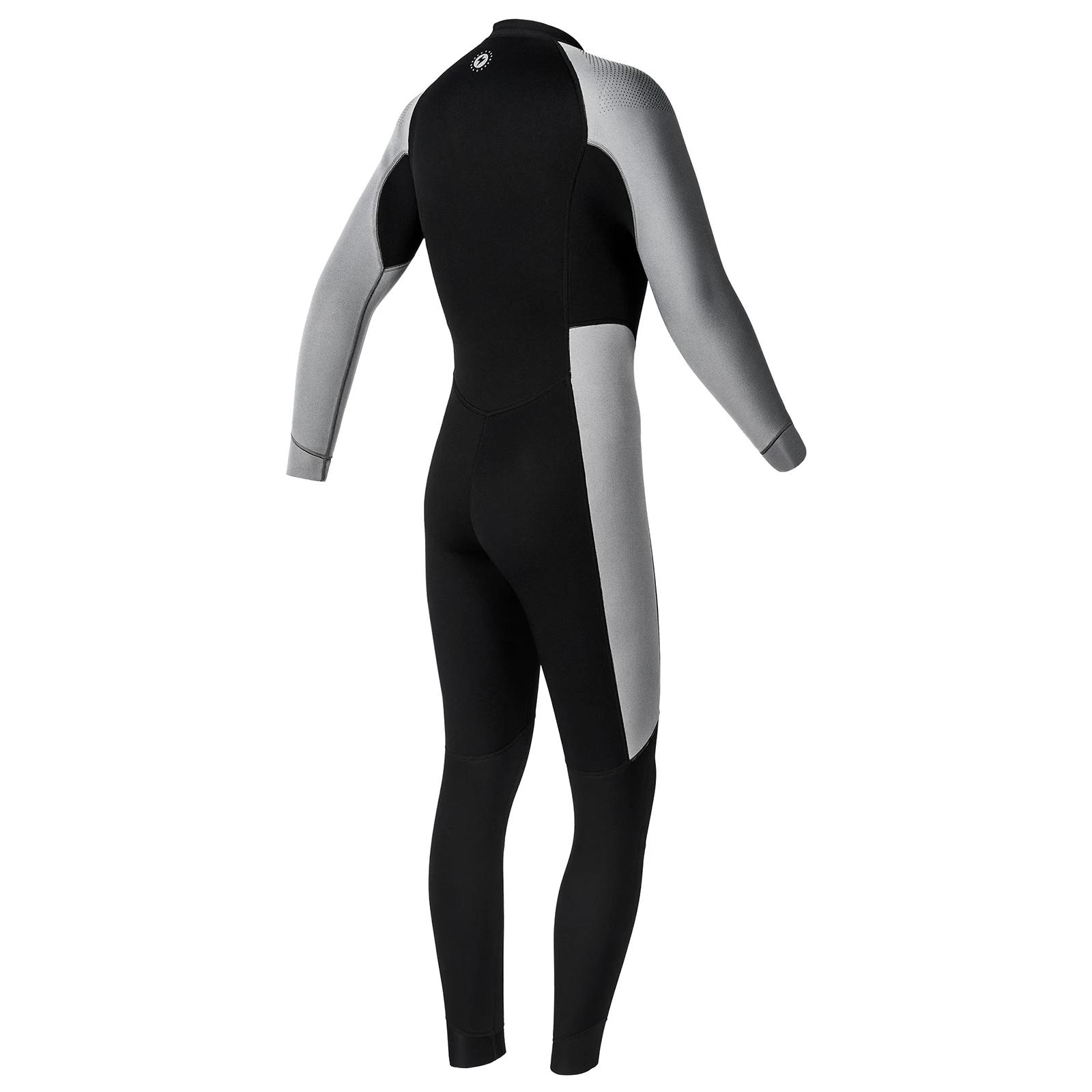 Combinaison Thermique Néoprène Homme 3mm - Manches Longues pour Surf Plongée et Natation