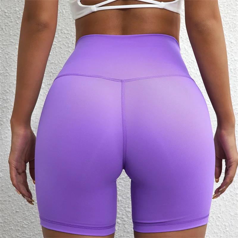 Legging moulant en nylon et spandex pour femme, vêtement de sport, de cyclisme, de gym, d'athlétisme