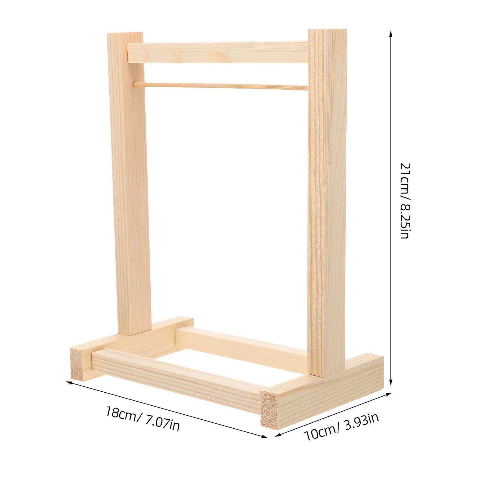 Cintre en bois pour jouets, porte-vêtements pour bébés, porte-vêtements T1, étagère de rangement pou