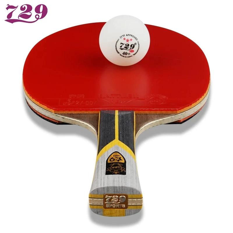 Amitié 729 King 9 étoiles 8 étoiles raquette de Tennis de Table palette de Ping-Pong en carbone haut