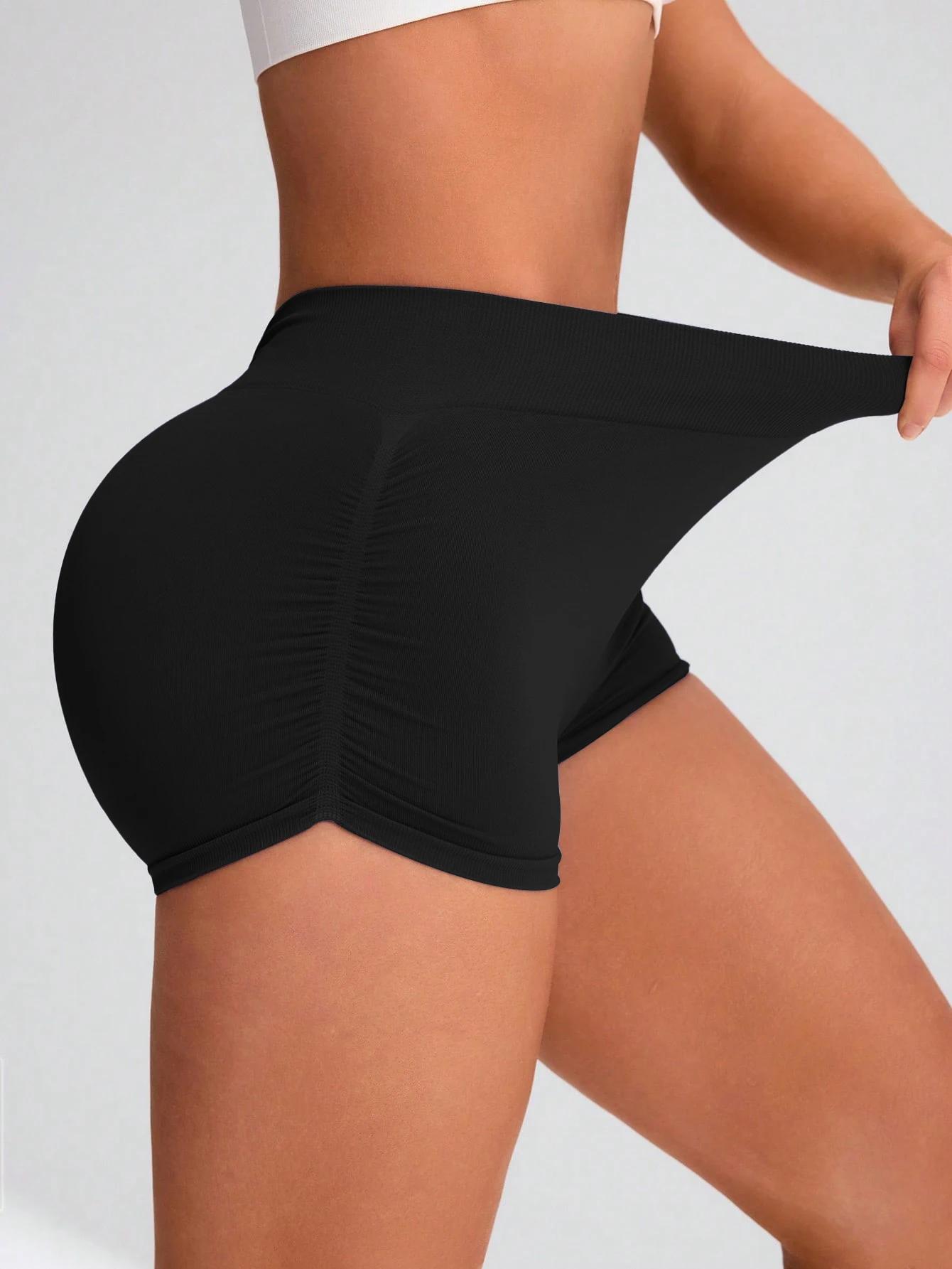 Shorts de yoga respirants pour femmes, shorts de fitness, leggings de sport, taille haute, entraînem
