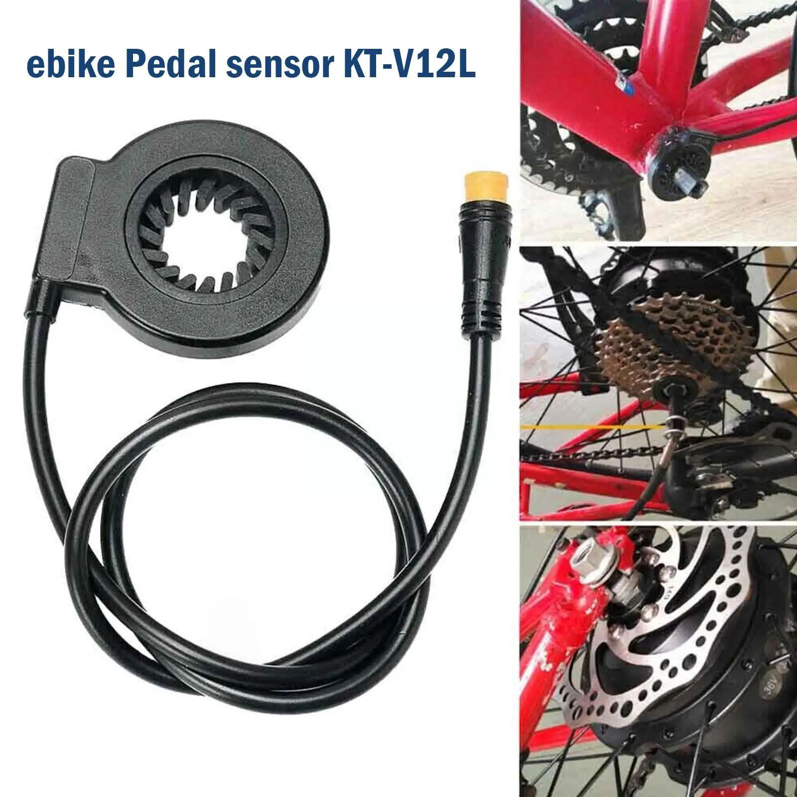 Capteur de pédale de vélo électrique KT-V12L Montage facile Pédale de cadence de vitesse de Hall Tou