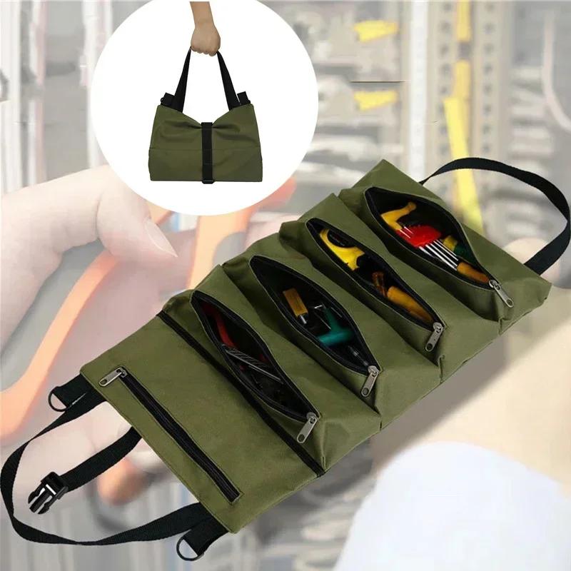 Sac à outils polyvalent de haute qualité, pochette professionnelle multi-poches pour outils matériel