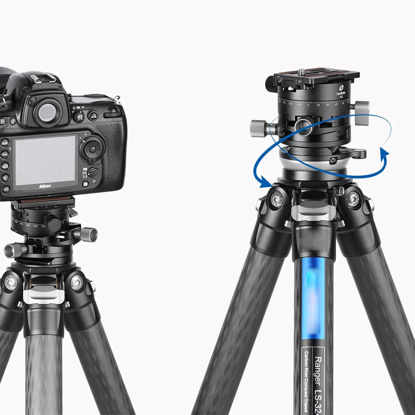Tête de trépied panoramique à engrenages 3 en 1 G2, tête de trépied professionnelle 360° ° Rotule