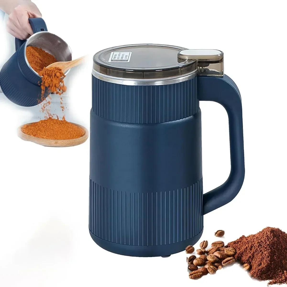 Moulin à café électrique en acier inoxydable, 500ml, pour la cuisine