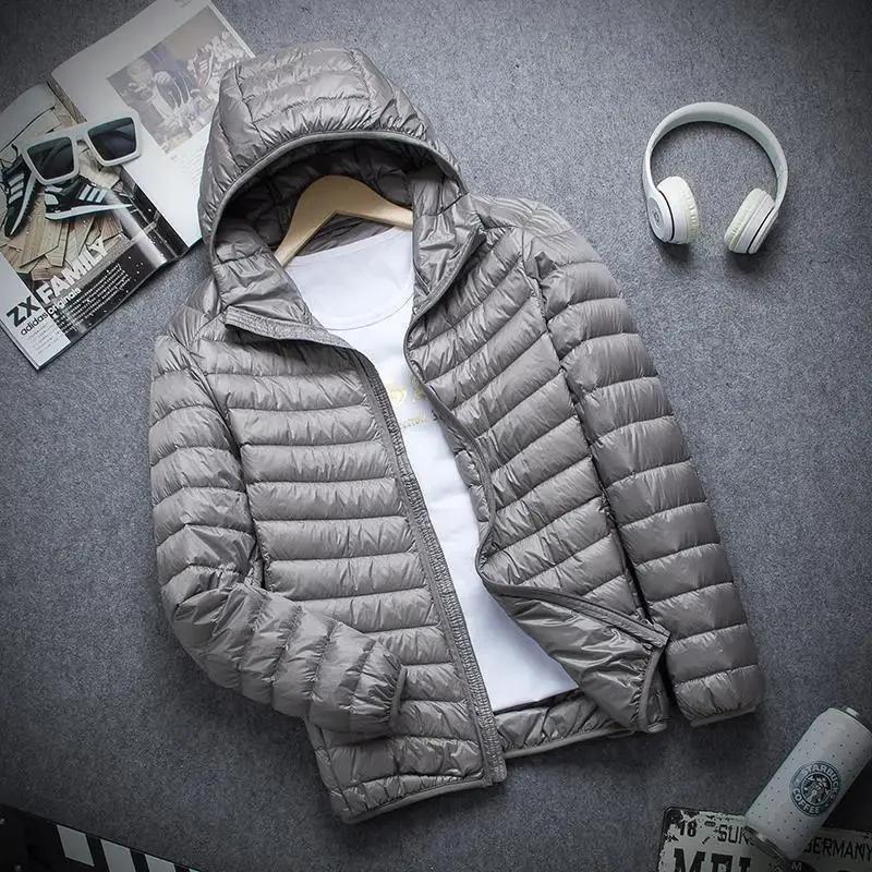Doudoune Ultra Légère pour Homme, Manteau Respirant, Pliable, Degré d'Eau et de Vent, Grande Taille,