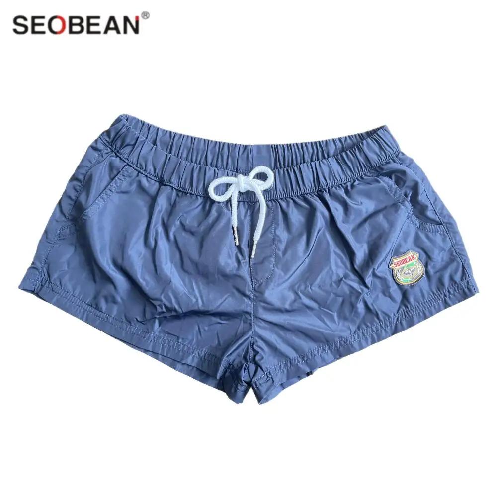 SEOBEAN maillots de bain à séchage rapide pour hommes Shorts de plage été Surf Fitness conseil tronc