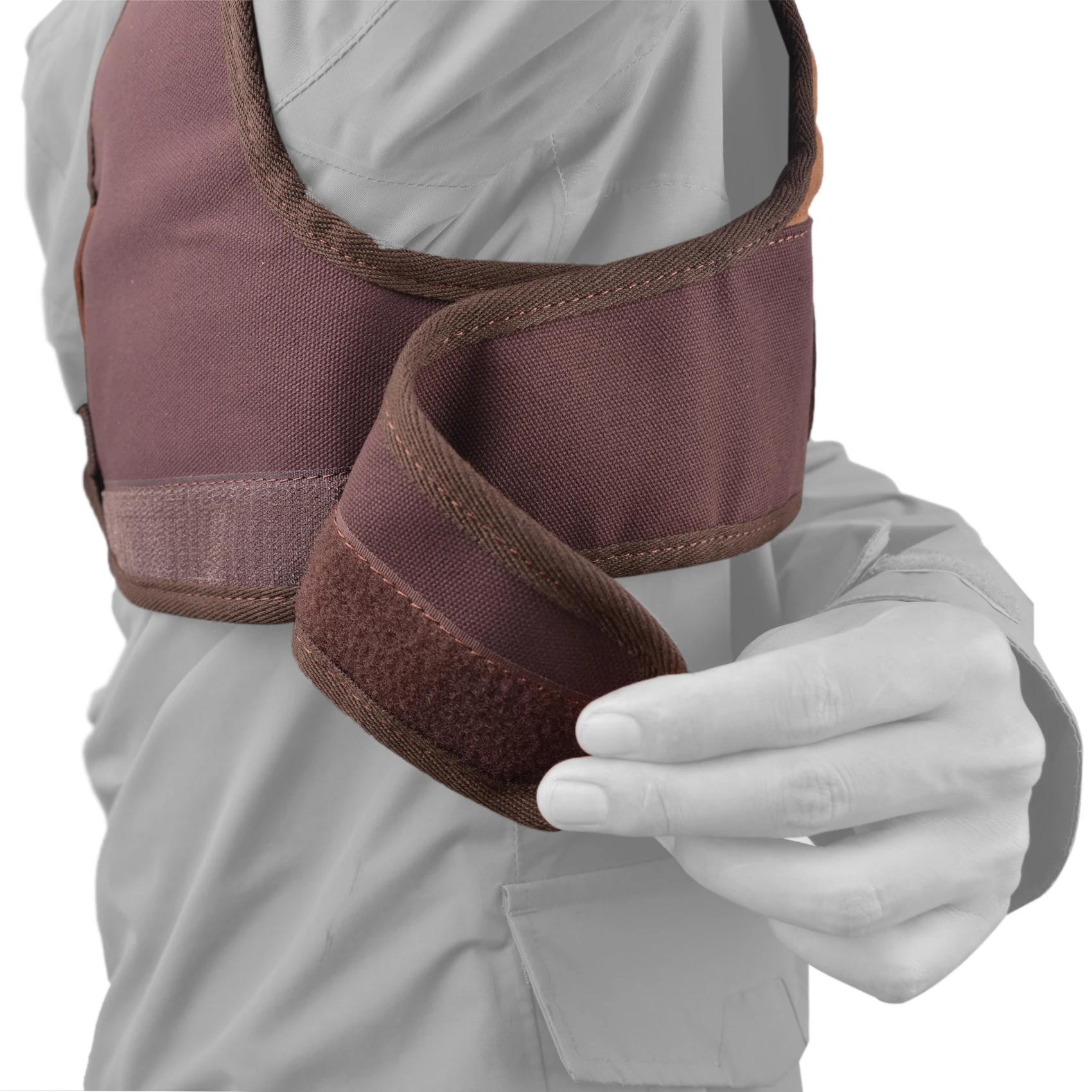 Righty Hunter-Chemise de protection en cuir avec bretelles réglables, GlaField Shield, Rembourrage R