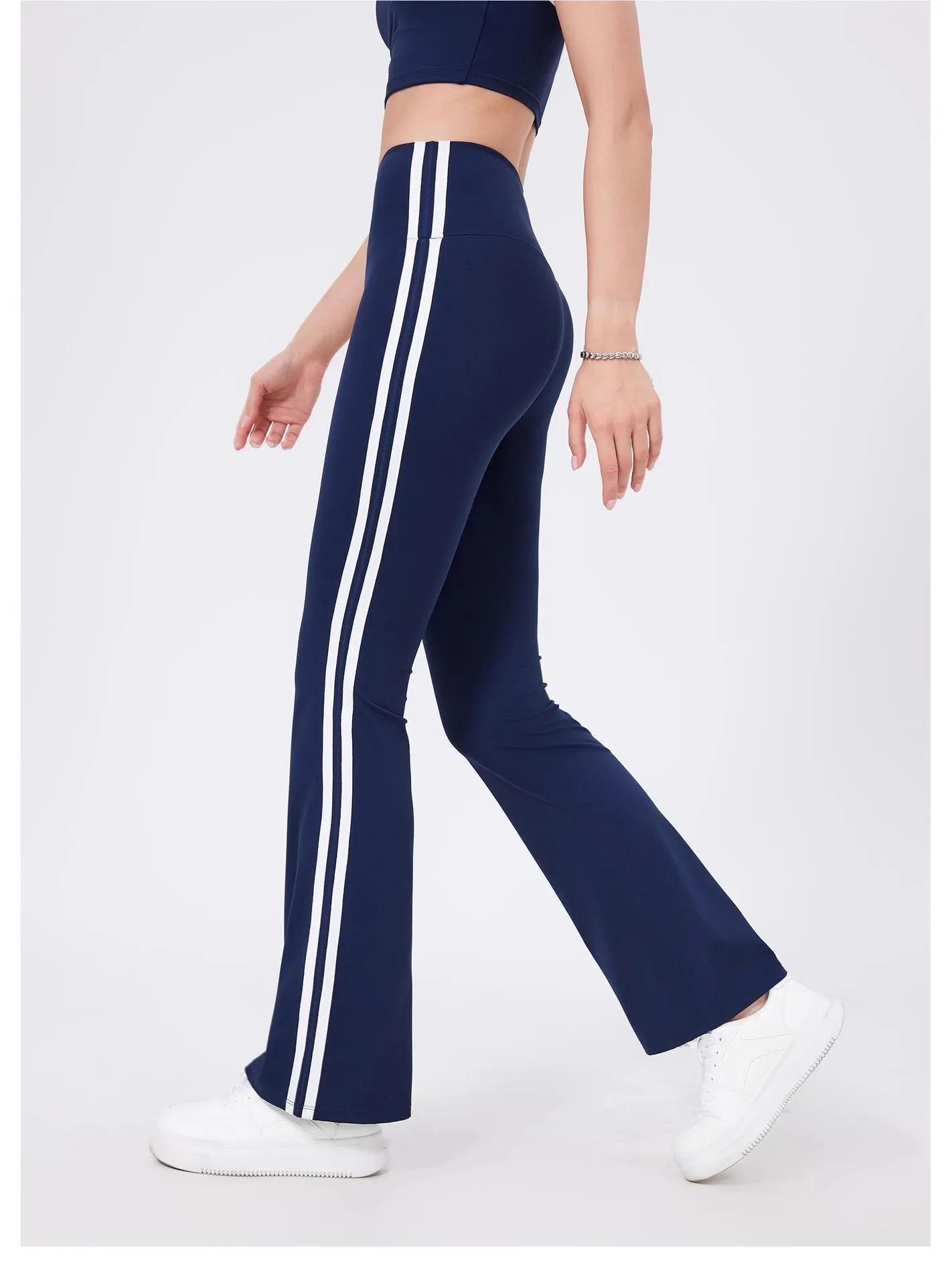 Pantalons de yoga taille haute pour femmes Leggings de sport évasés Leggings évasés d'entraînement t
