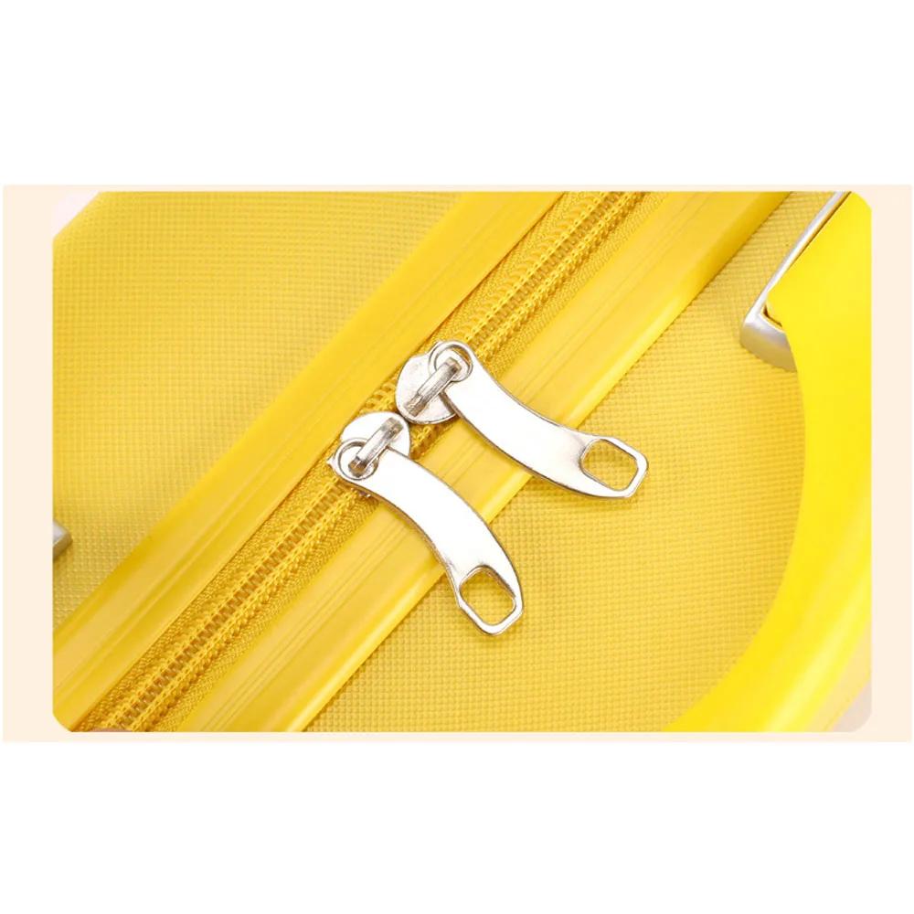 Petite valise de voyage pour femme, sac à cosmétiques, matériau compressif, neuf, taille 30 cm-15,5