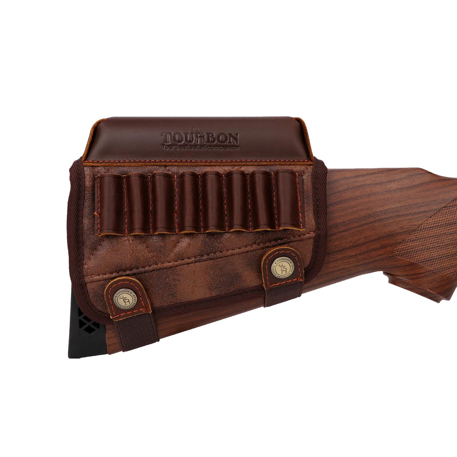 Tourbon cuir et PU repose-joue Riser pistolet buttstock avec cartouches de fusil 243 WIN 270 WIN 308