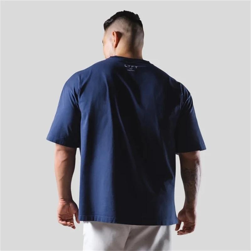 Circft Respzed T-shirt de sport en coton imprimé léopard pour hommes, vêtements de rue décontractés,