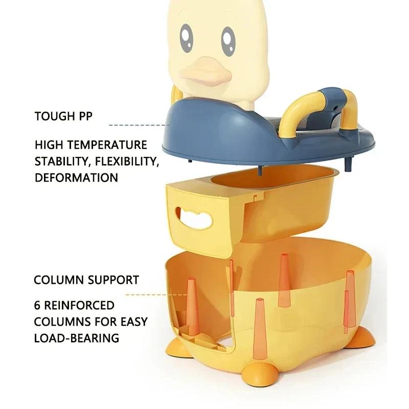 Pot de voyage pour enfants, pot de canard mignon pour intérieur et extérieur, produits pour enfants,