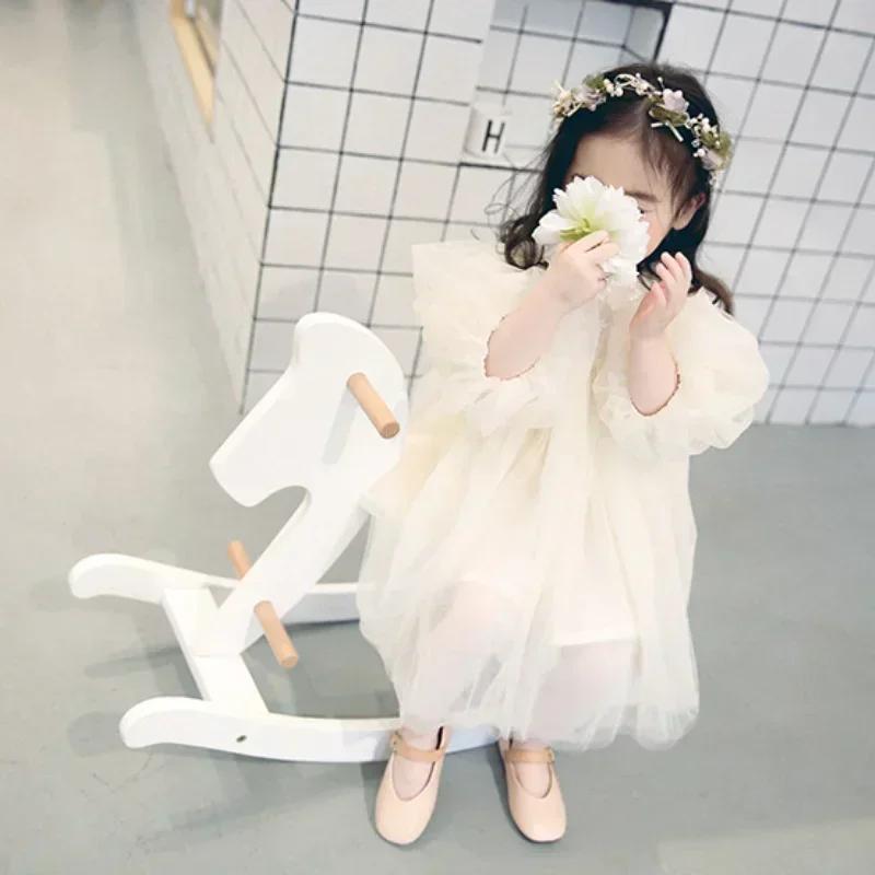 HoneyCherry nouveaux enfants robes pour filles printemps fille robe enfant bébé doux princesse robe