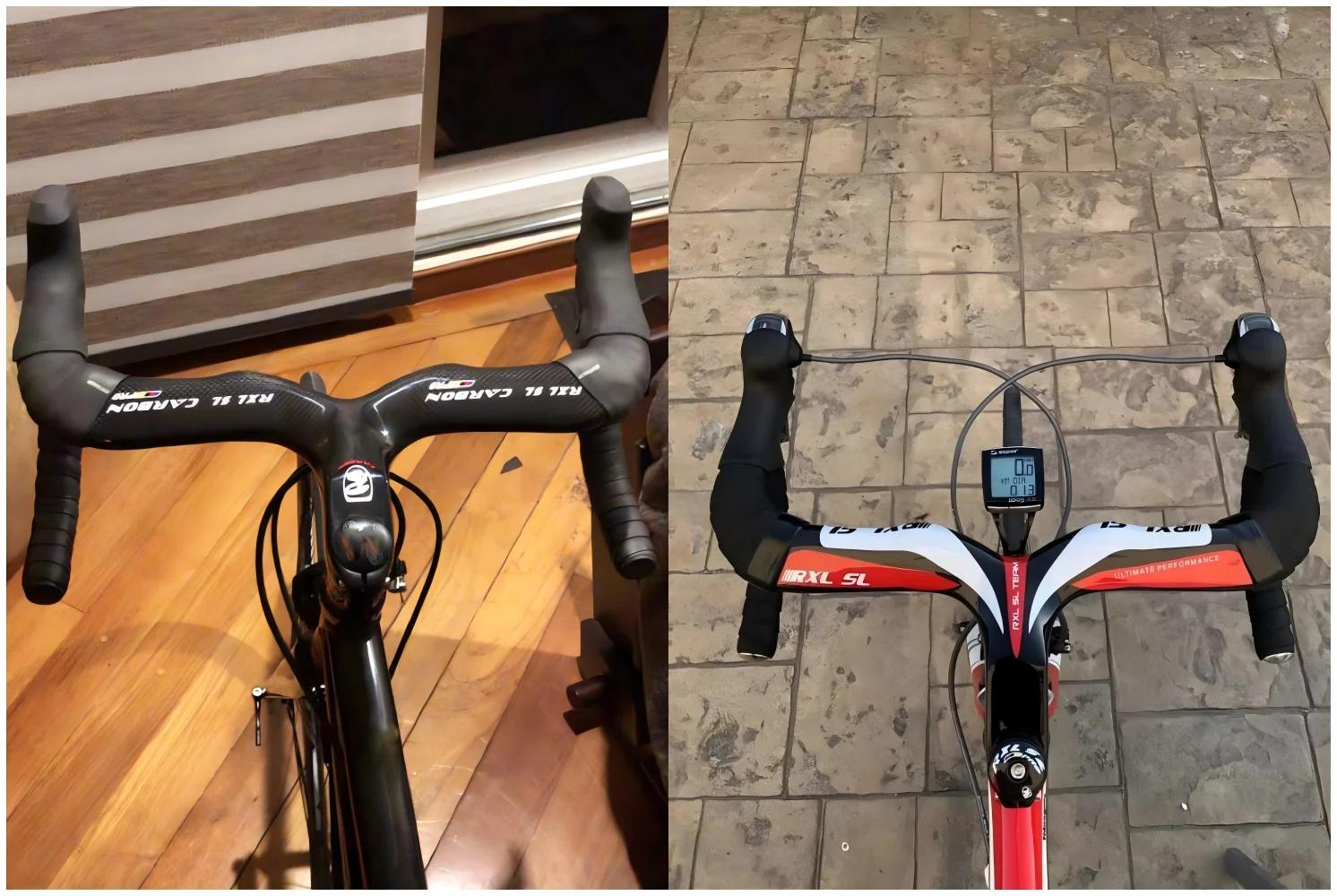 Guidon de route en carbone intégré RXL SL avec tige 28.6, pièces de vélo pour adultes, barres de poi