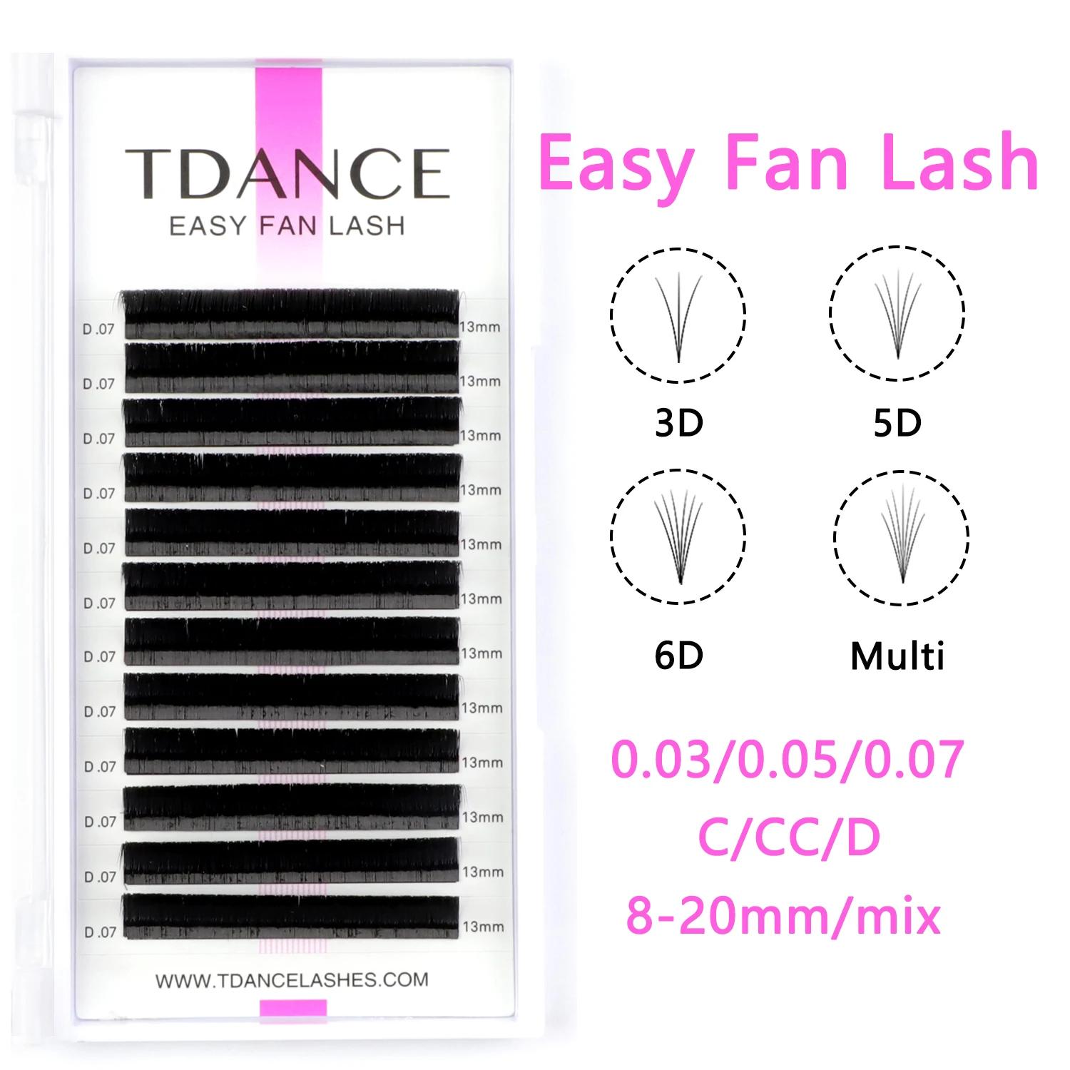 TDANCE Installation facile ventilateur rapide fleurs Extensions de cils cils individuels automatique