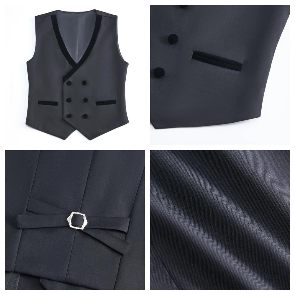 DTLumika-2520 nouvel ensemble de costumes pour enfants, costumes de retour formels 4 pièces pour gar