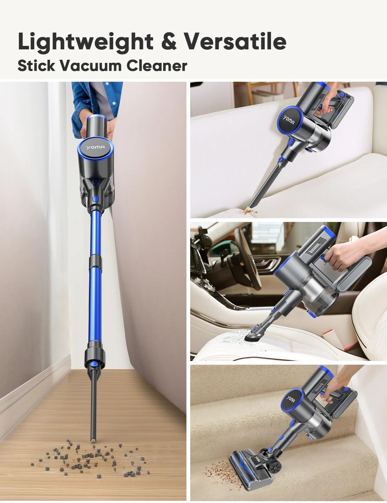 YOMA-Aspirateur sans fil N12, aspirateur à anciers injuste 6 en 1