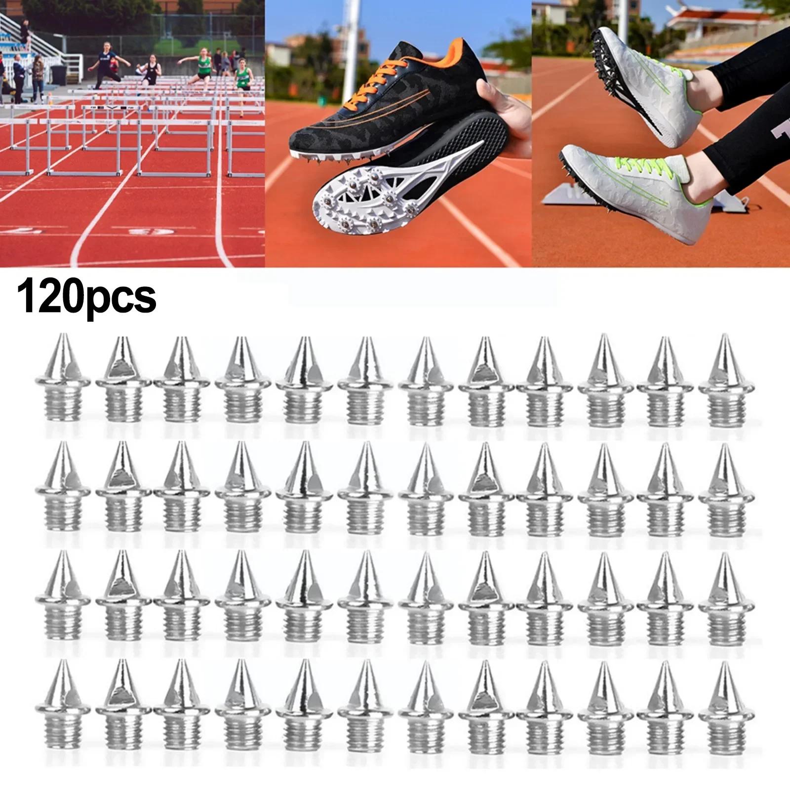 Pointes en acier pour chaussures, pointes argentées et dorées, compétition cross-country, course à p