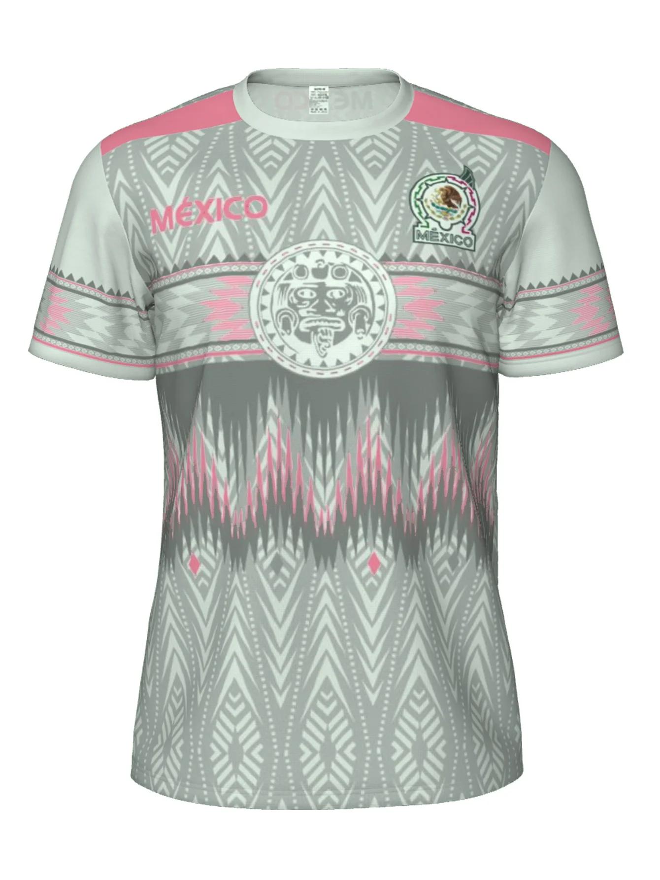 Maillot de football du Mexique pour hommes, maillot de football respirant à manches courtes, style é