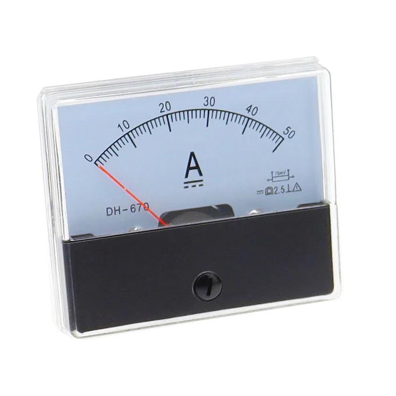 Anlog ampèremètre DH-670 ampèremètre cc jauge de courant panneau ampèremètre testeur de courant ampè