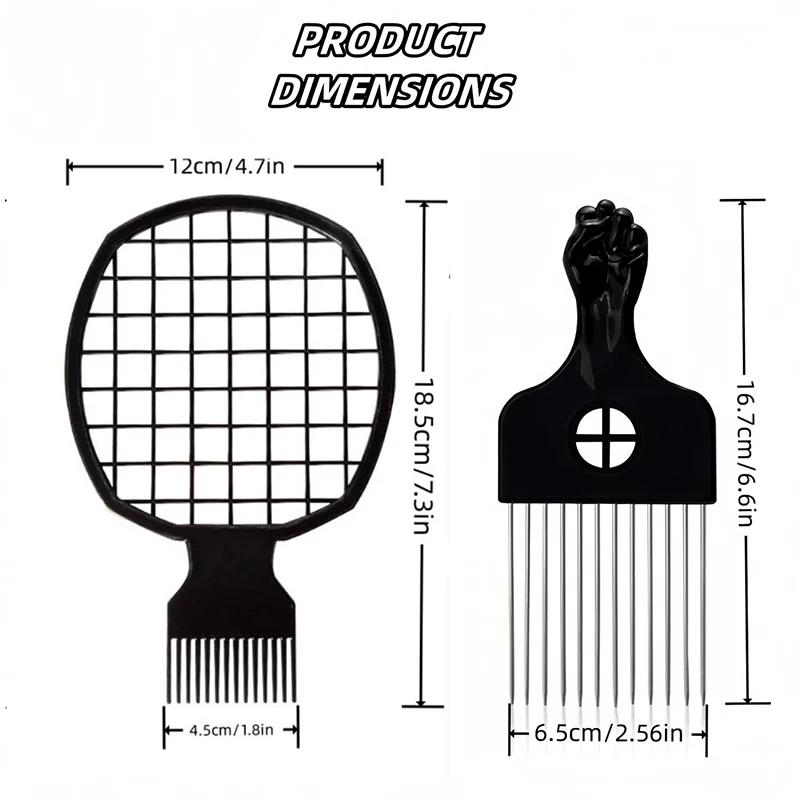 Ensemble d'éponges à cheveux torsadées magiques 3 pièces/ensemble, brosse éponge à gros trous pour c