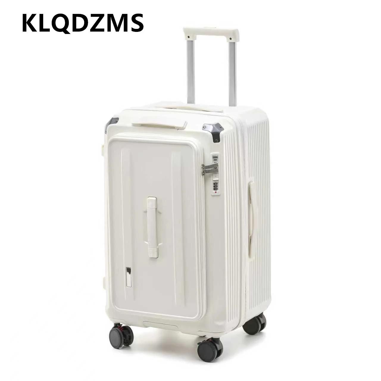 KLQDZMS bagage chariot Style sac de voyage 20 "24" 26 "28 pouces grande capacité boîtier de chariot