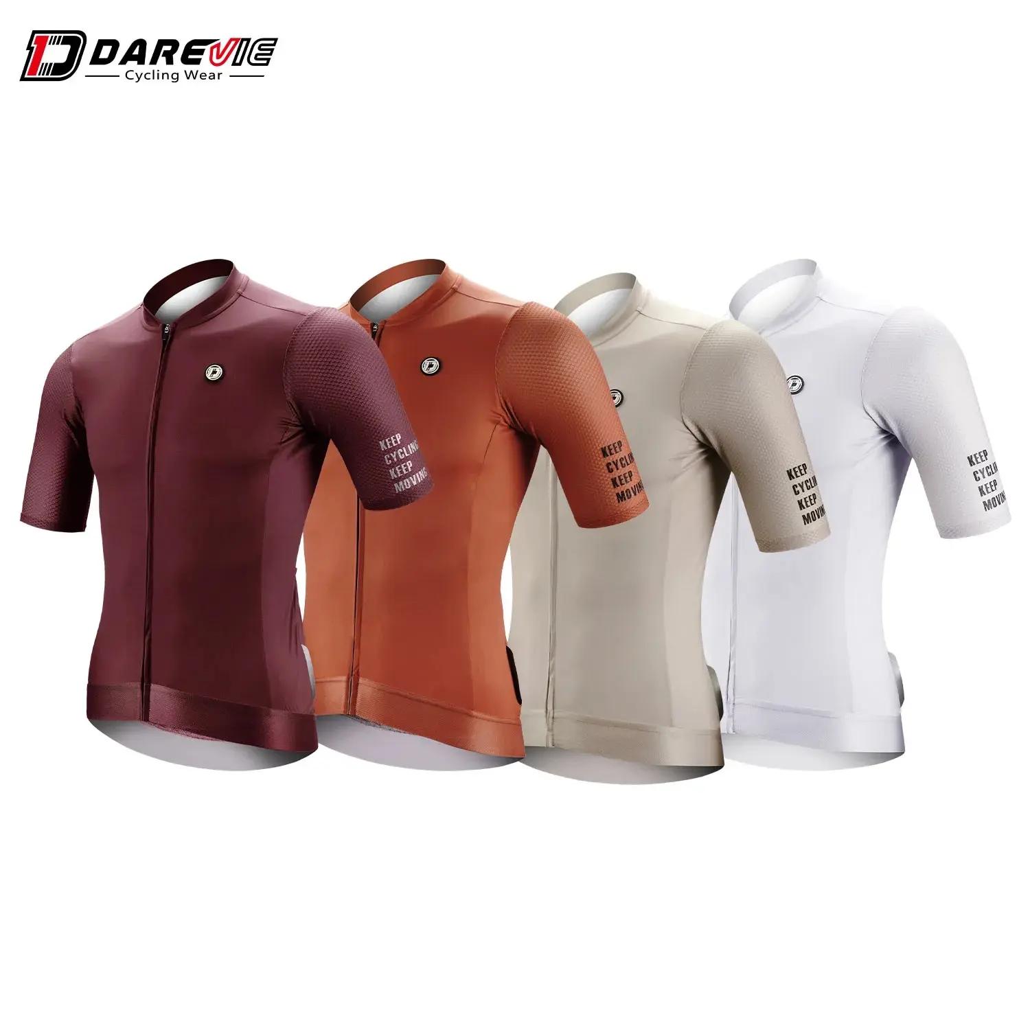 DAREVIE Maillot de cyclisme mode femmes maillot de cyclisme SPF 50 + homme maillot de vélo de haute
