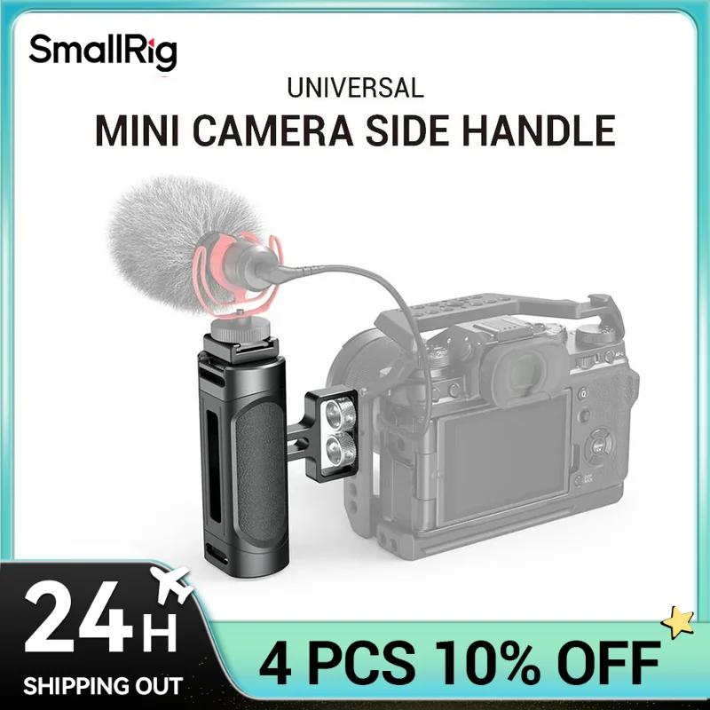 SmallRig – Mini caméra DSLR 1/4, poignée latérale avec deux vis de 2916 à 20 pouces, pour appareil p
