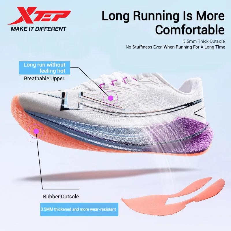 Xtep Shyft 1.0 chaussures de course professionnelles pour hommes 2025 été Marathon amortisseur plaqu