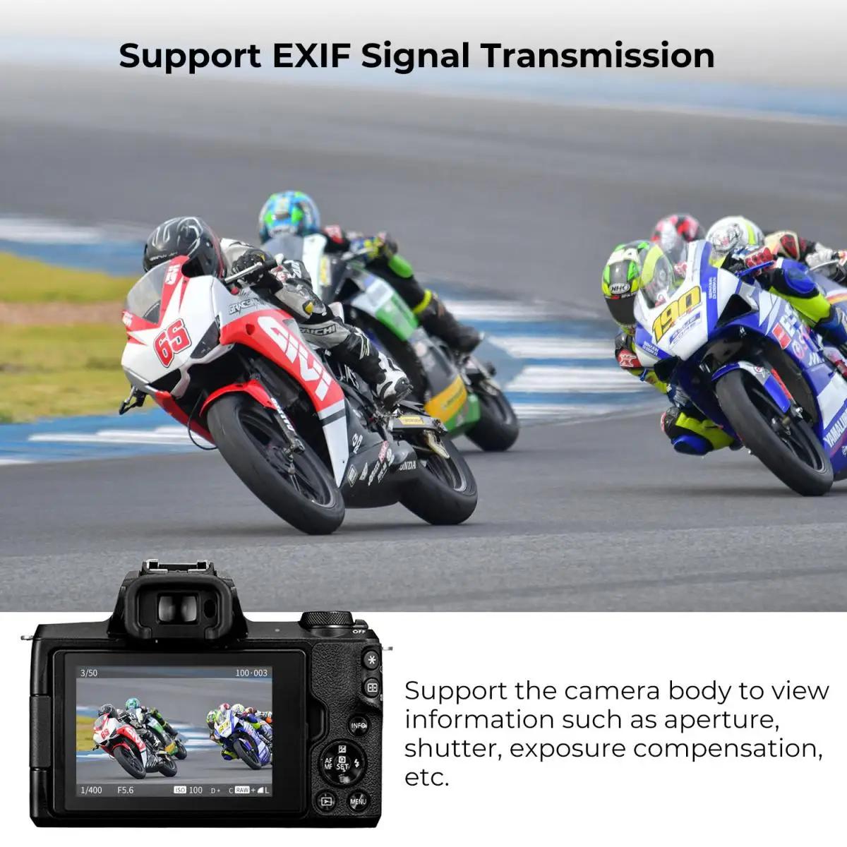 Adaptateur de monture d'objectif autofocus K&F CONCEPT EF vers EOS M pour objectifs Canon EF EF-S et