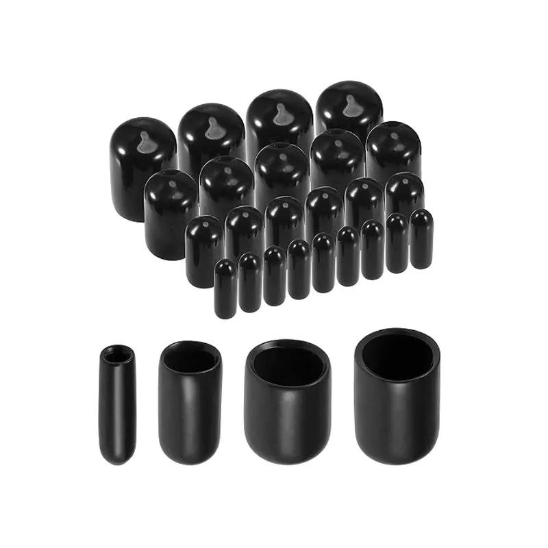 Bouchon d'étanchéité en vinyle PVC 3-25mm, 50 pièces, bouchon d'extrémité de tuyau en caoutchouc, bo