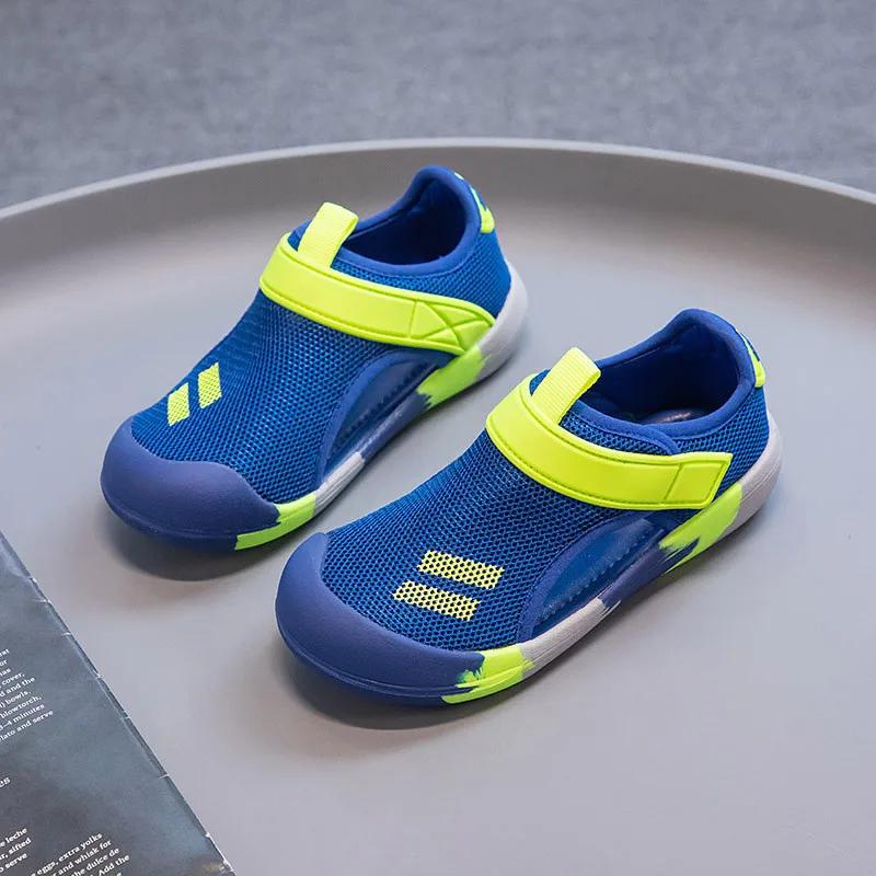 Sandales en Maille pour Enfant, Chaussures d'Été Décontractées, Semelle Souple, Chaussures de Plage,