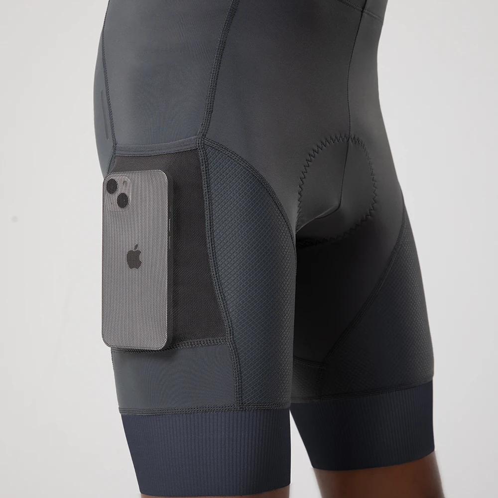YKYWBIKE – Shorts de vélo rembourrés pour hommes, collants de sport confortables à 2 poches, coupe c