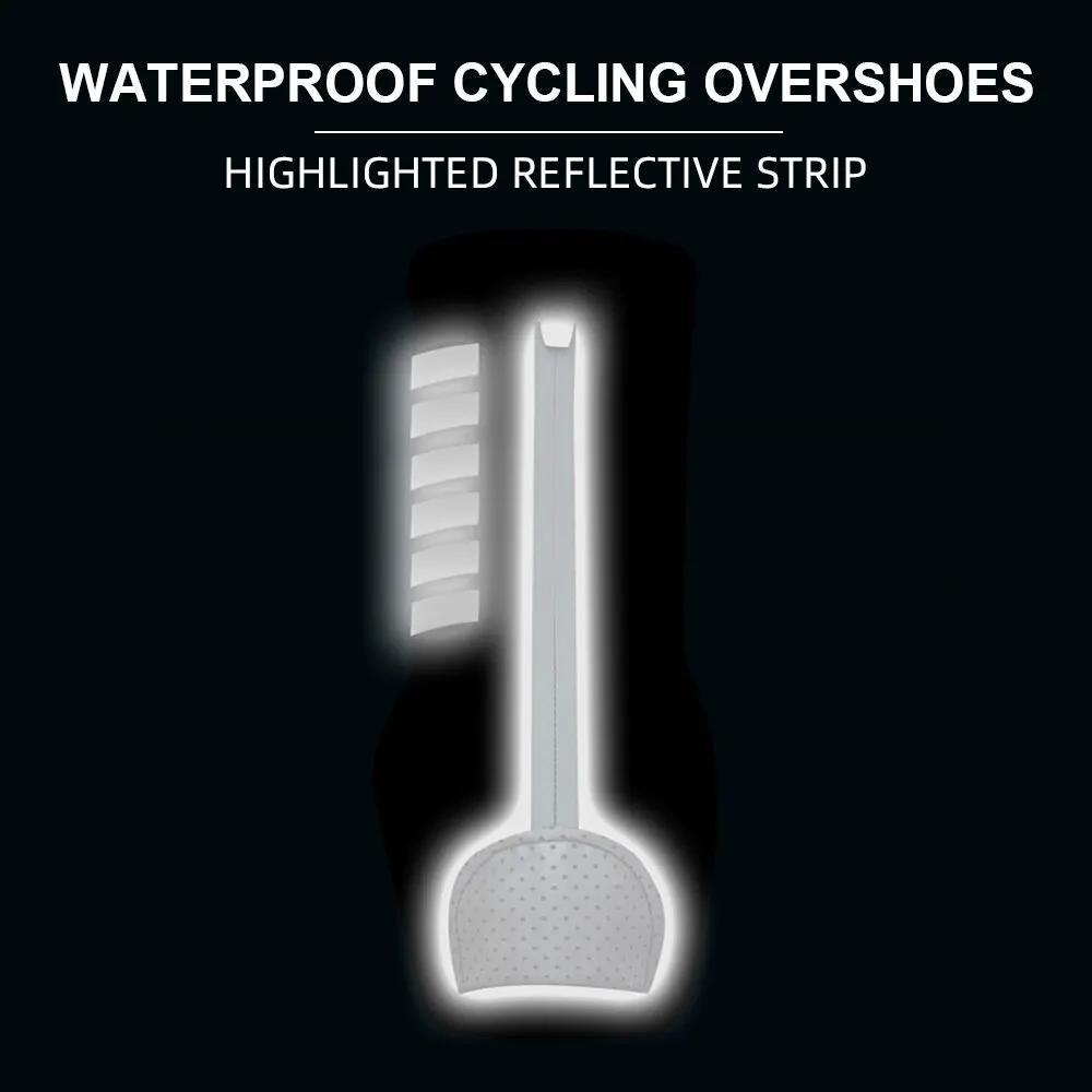 Ykywbike-Couvre-chaussures de cyclisme imperméables, couvre-chaussures de vélo, coupe-vent, VTT, pro