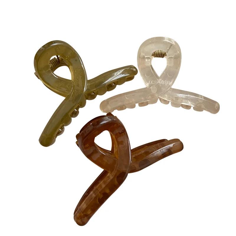 Mini pinces à cheveux en MSI pour femmes, pince requin, pince à frange, demi-cravate douce, vêtement