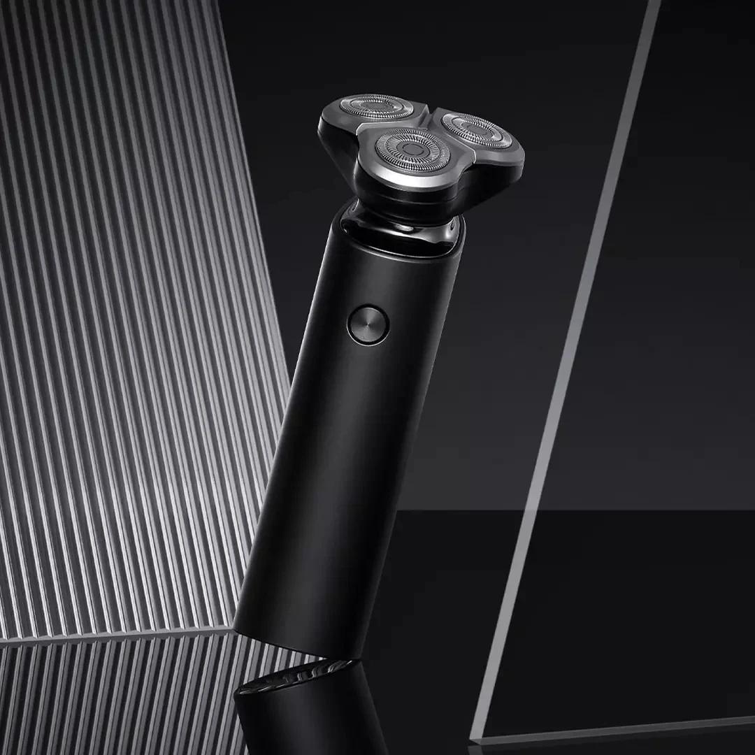 Rasoir électrique Mijia S500 original, rasoir humide et sec, étanche, double lame, tête 3D, tondeuse
