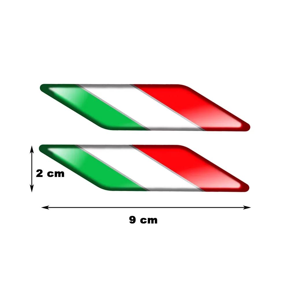 Autocollant 3D pour moto, édition limitée, drapeau italien, étui arrière de réservoir, accessoires d