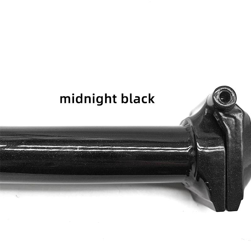 ACEOFFIX-Tige de tube de direction en acier au chrome-molybdène noir, guidon S/M pour Bromsilice, ac