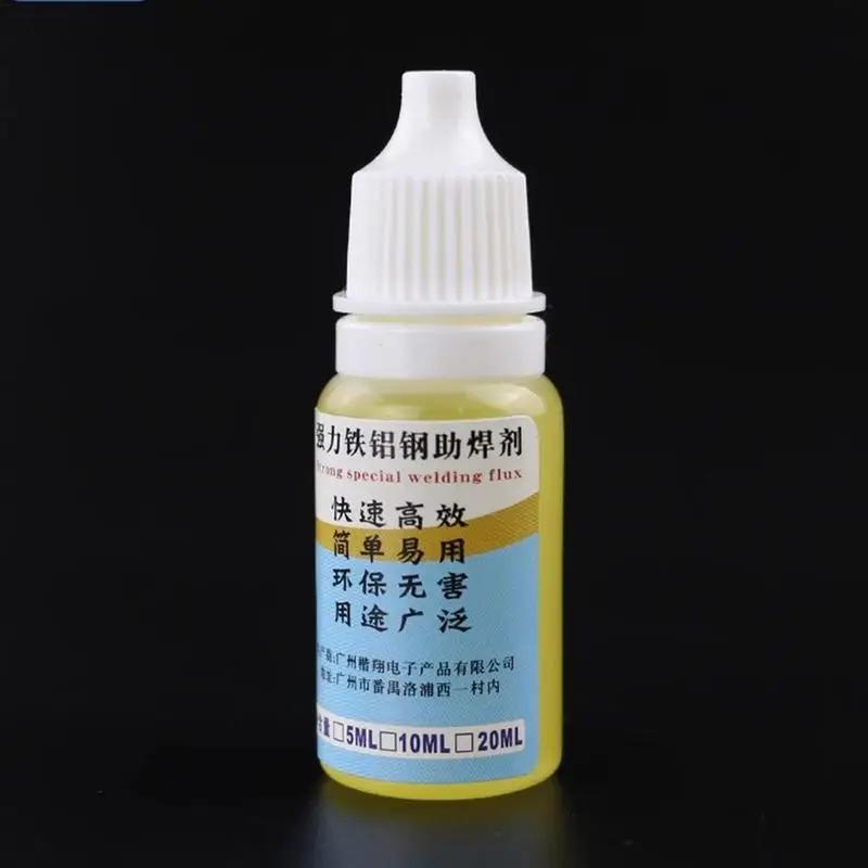 Flux de soudure pas propre 0.33oz liquide métallique Flux de soudure aluminium et électronique 18650