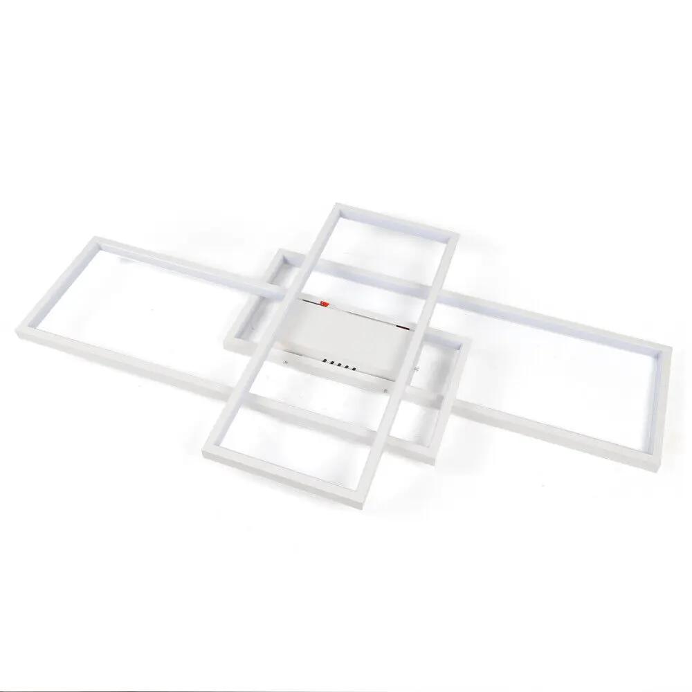 LOYALHEARTD-Plafonnier LED Carré au Design Moderne, Luminaire Décoratif de Plafond, à Intensité Régl