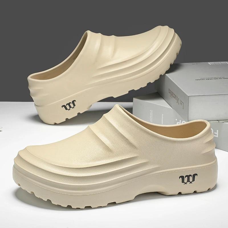 Chaussures de chef antidérapantes été - Résistantes à l'huile, pantoufles sport décontractées