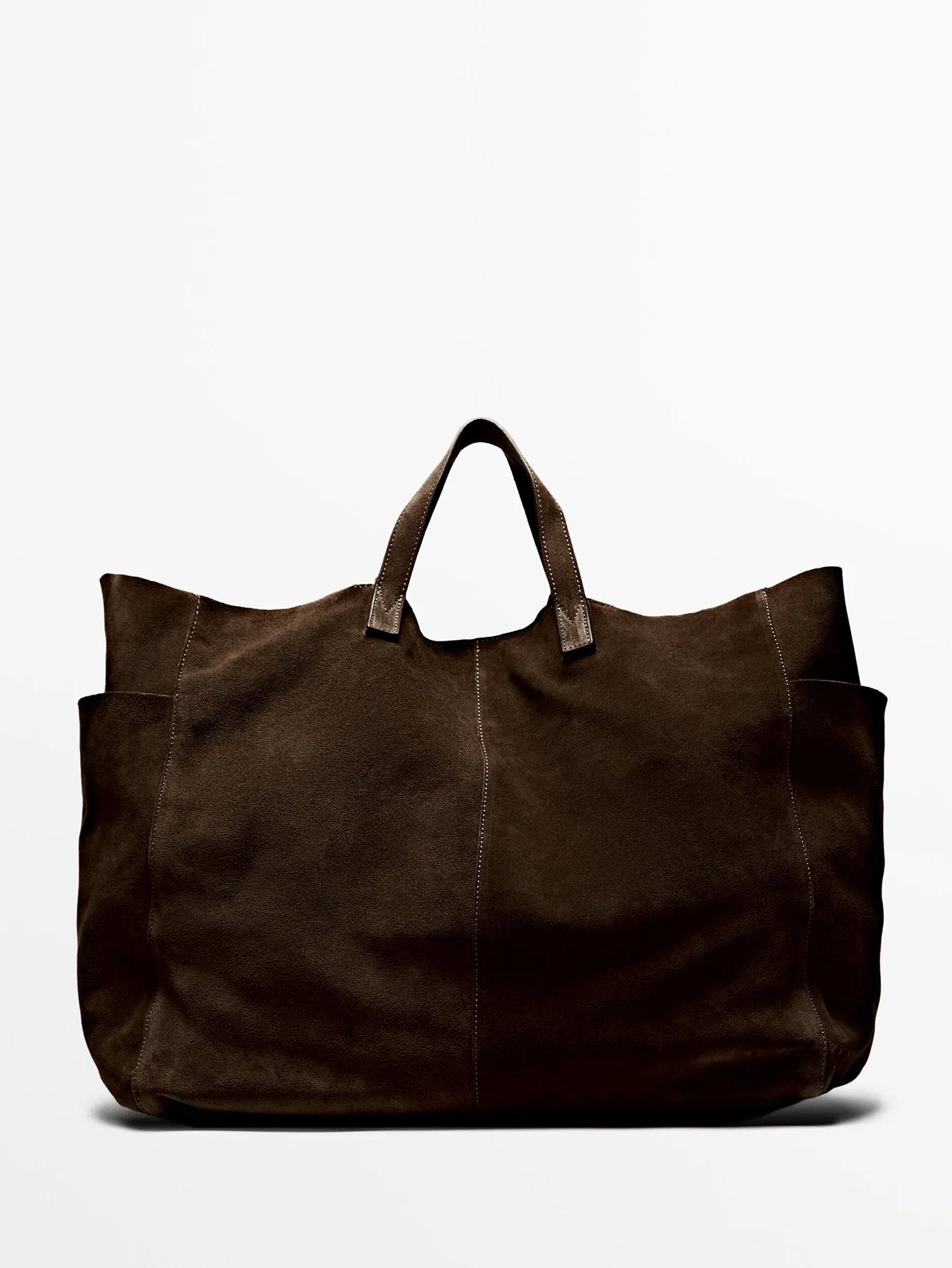 Grand sac à main en daim pour femme, sac à main, sac à bandoulière souple de grande capacité, sac fo
