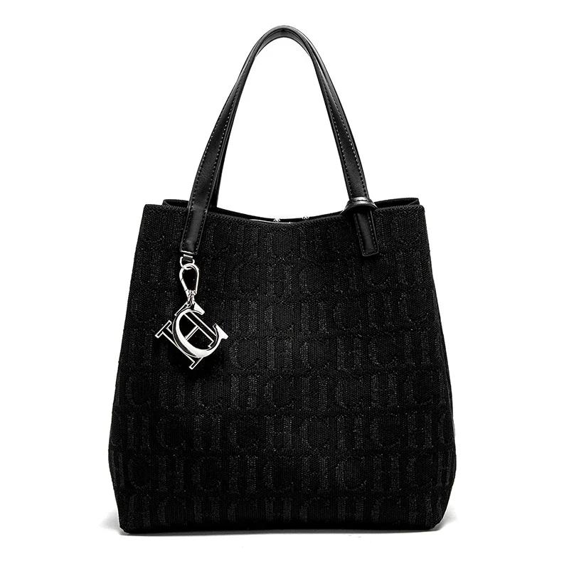CH – sac à main grande capacité pour femmes, Simple, pour les déplacements quotidiens, polyvalent, c