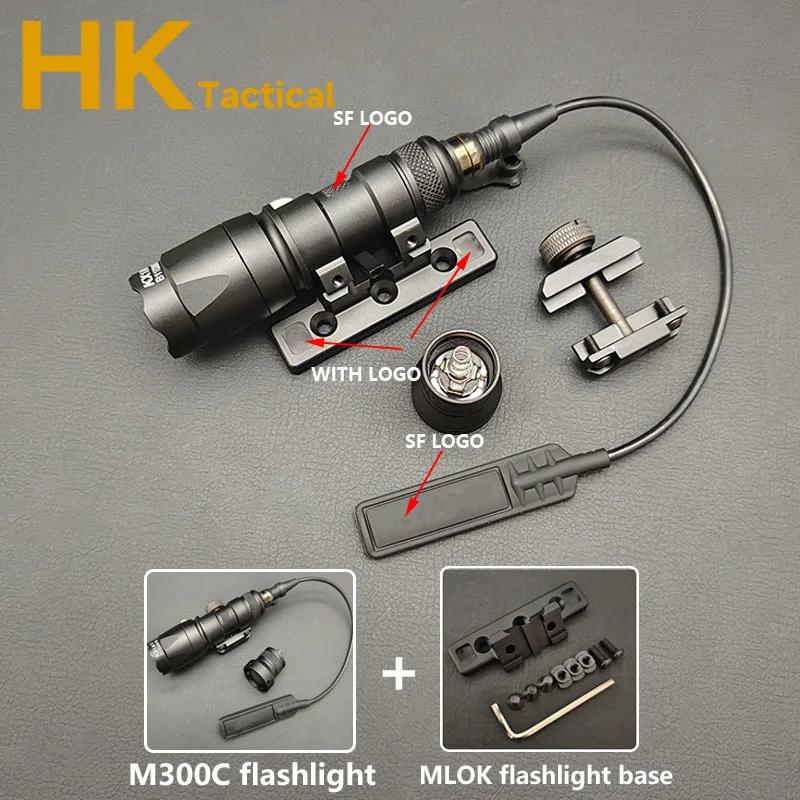 Tactique SF M600C M600 armes lumière lanterne fusil lampe de poche LED Surefir M300 Scout lumière to
