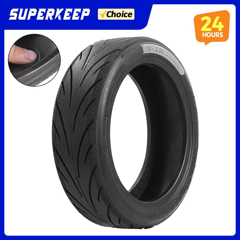 Pneus à gelée Tubeless 10x2.5, pour Segway Ninebot KickScooter F2 F2Plus F2Pro F30D F40D e-scooter,