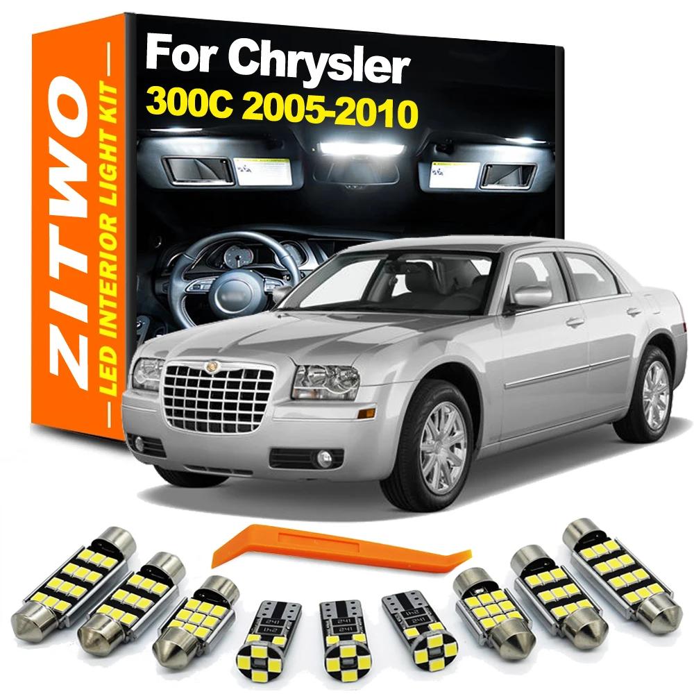 ZITWO 17 pièces Kit d'ampoules intérieures LED pour Chrysler 300 300C 2005 2006 2007 2008 2009 2010
