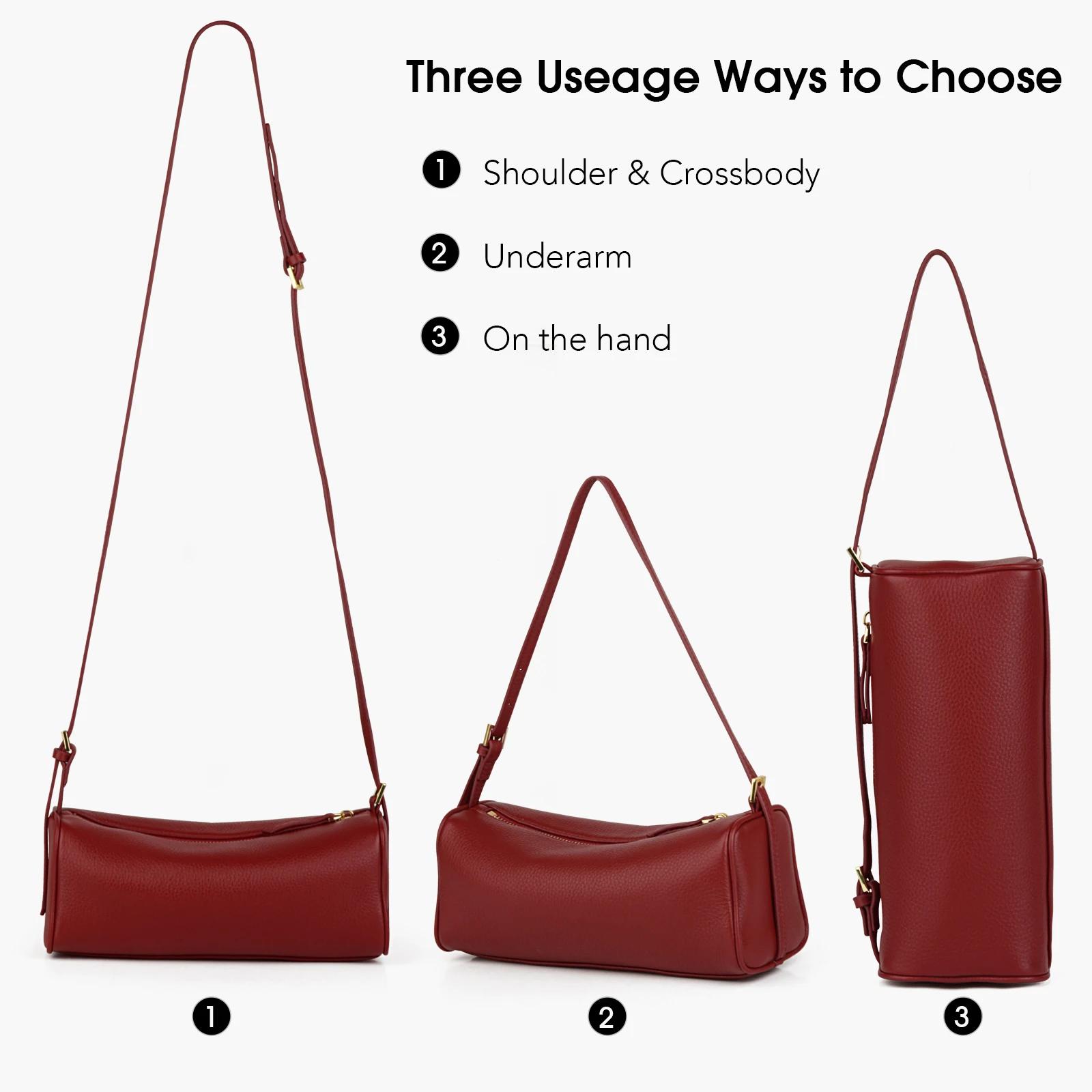 Donna-in Mini sac à bandoulière en cuir sac à main Style Hobo sac à bandoulière à la mode pour femme