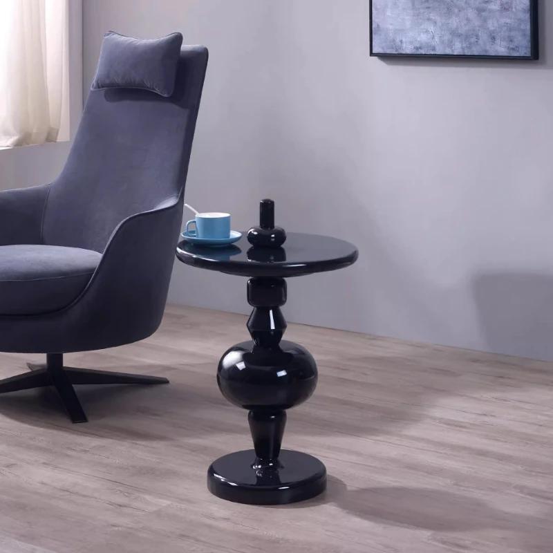 Table d'appoint scandinave, bureau de vie d'accent coloré, armoire de chevet créative, table d'app